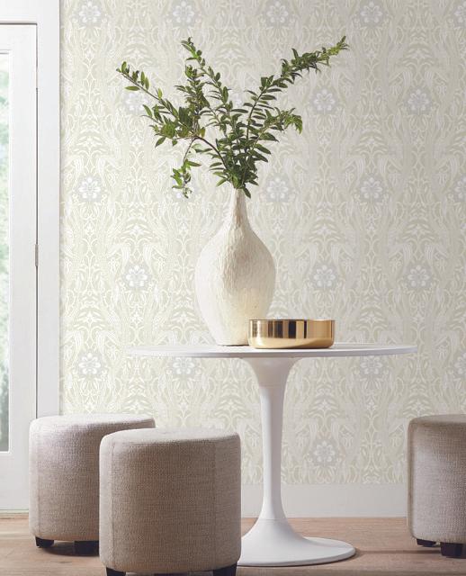 Gatsby Damask Wallpaper
