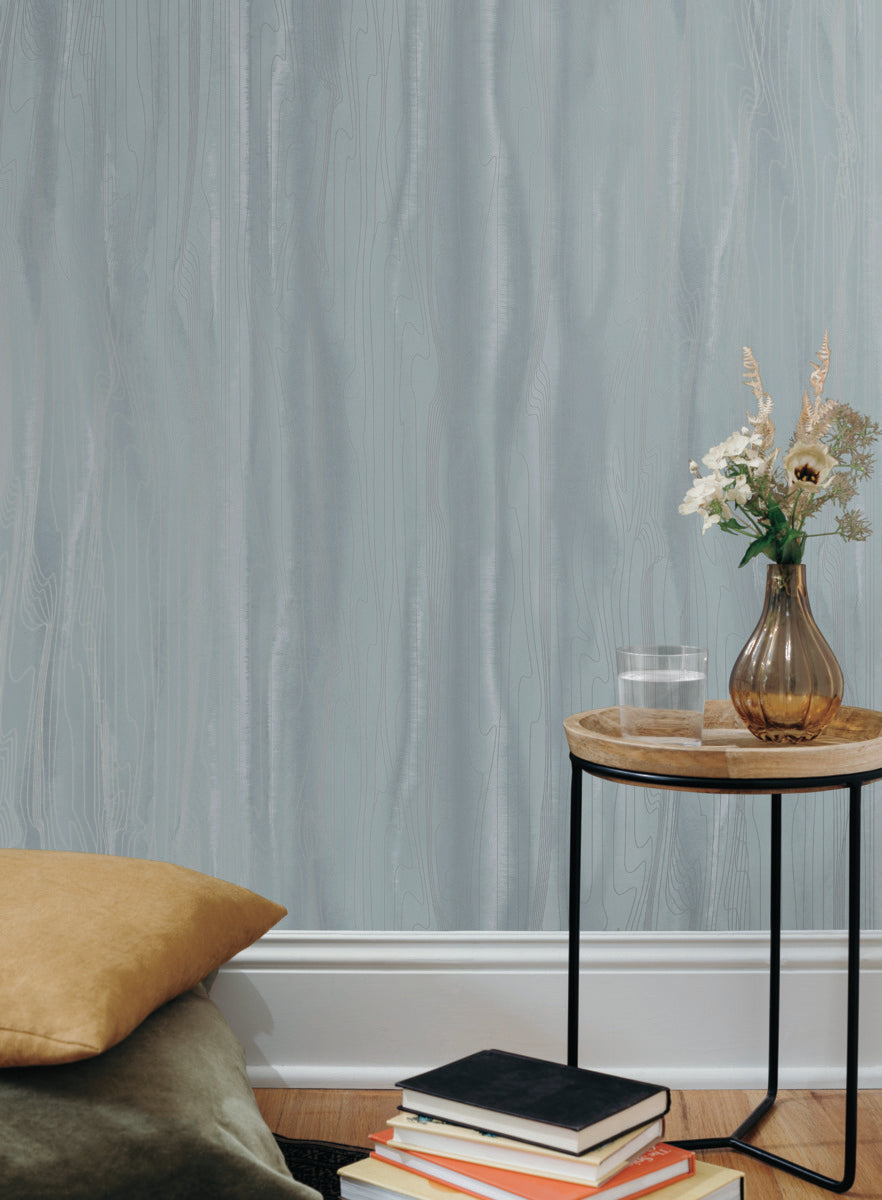 Fantasy Faux Bois Wallpaper