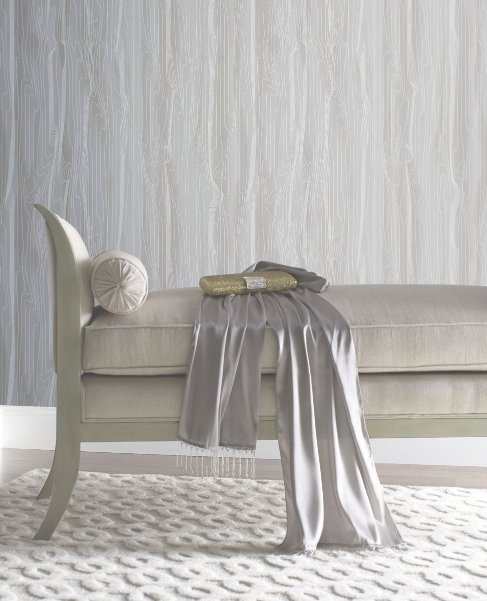 Fantasy Faux Bois Wallpaper