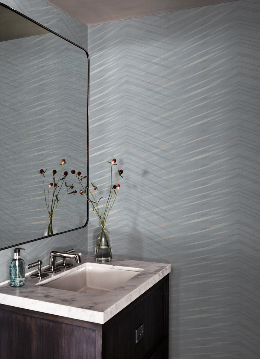 Glistening Chevron Wallpaper