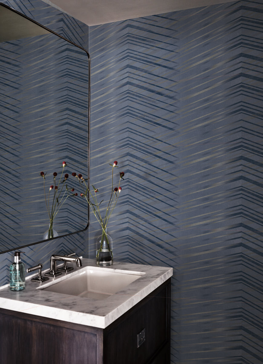 Glistening Chevron Wallpaper