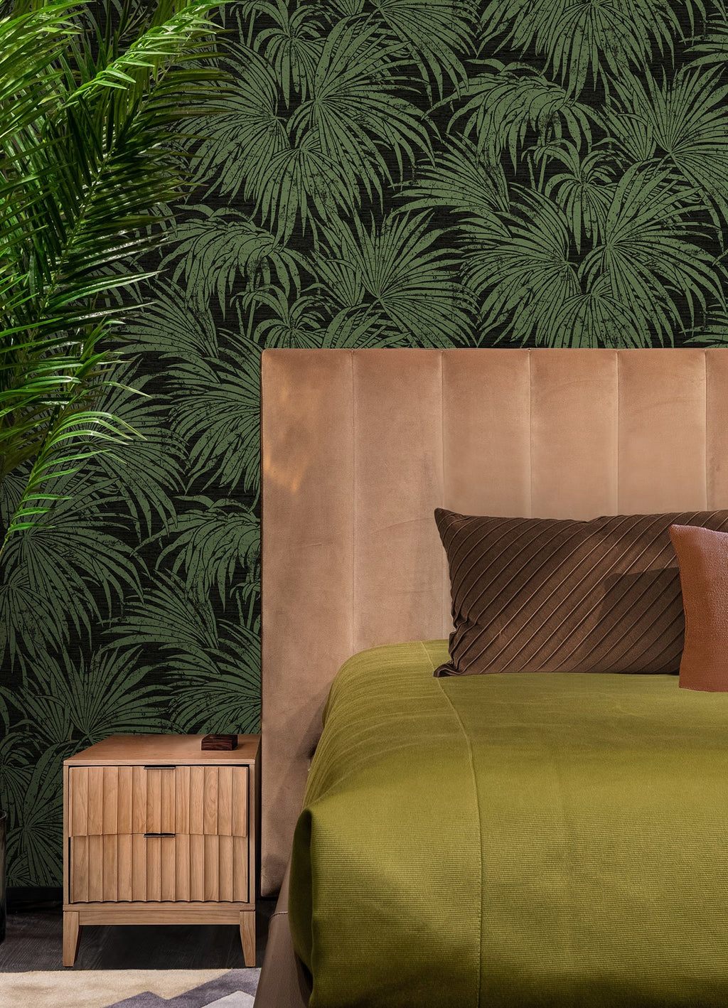 Cassava Palm Peel & Stick Wallpaper
