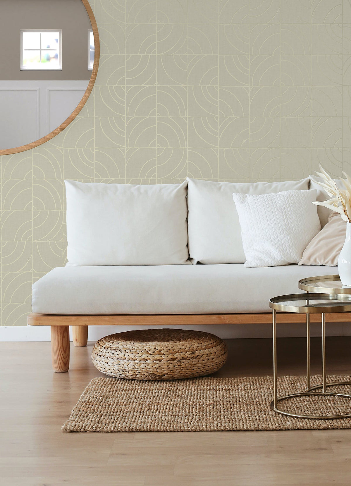 Batik Blok Peel & Stick Wallpaper