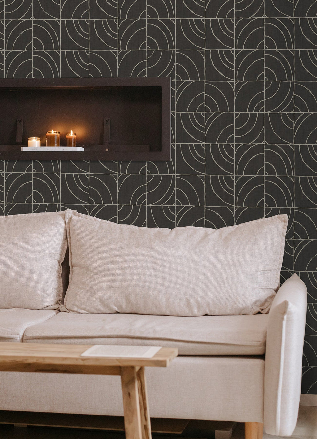 Batik Blok Peel & Stick Wallpaper