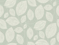 Contoured Leaves Wallpaper
