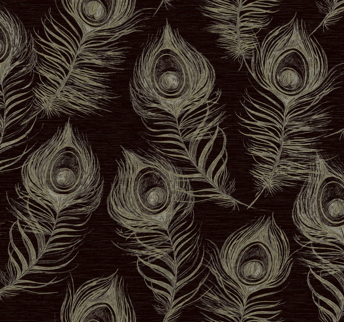 Regal Peacock Wallpaper