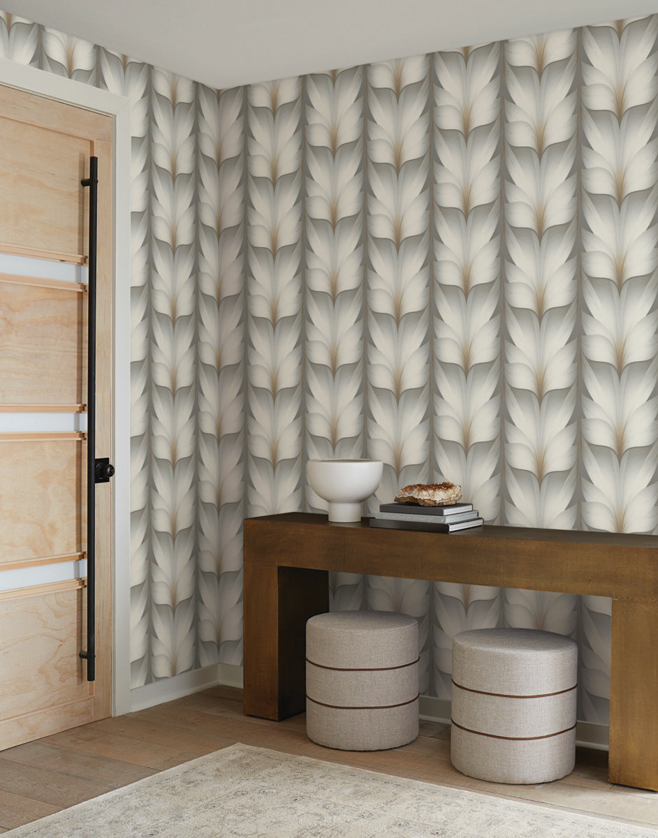 Lotus Light Stripe Wallpaper