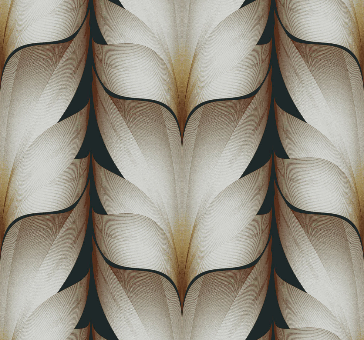 Lotus Light Stripe Wallpaper
