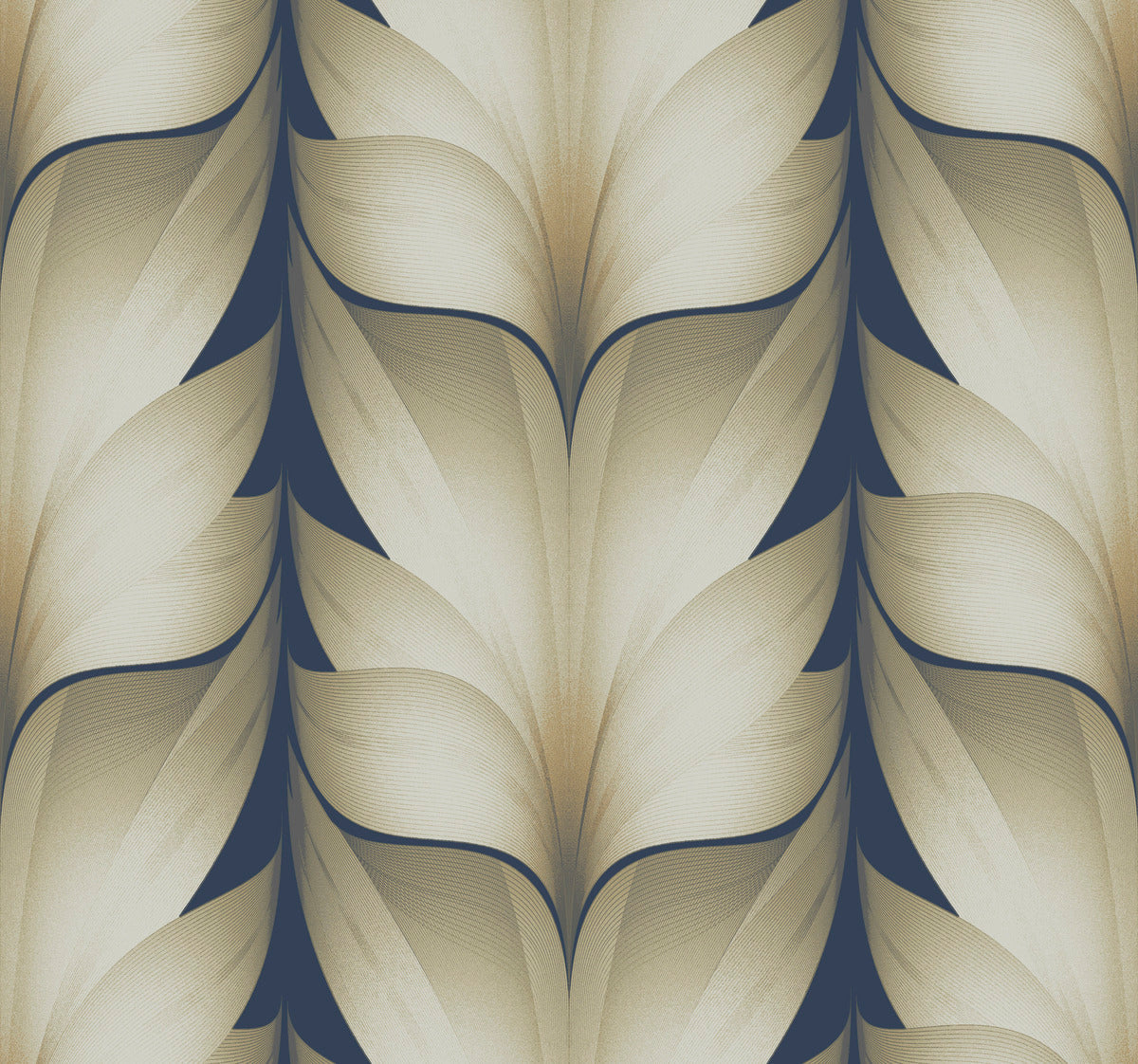 Lotus Light Stripe Wallpaper