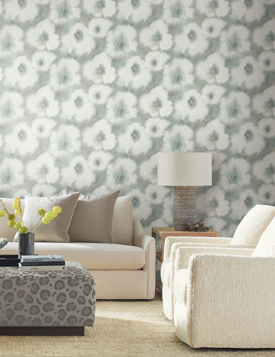Blended Floral Wallpaper