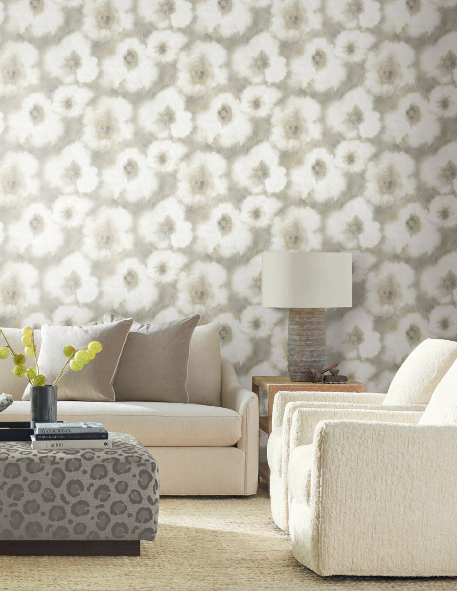 Blended Floral Wallpaper