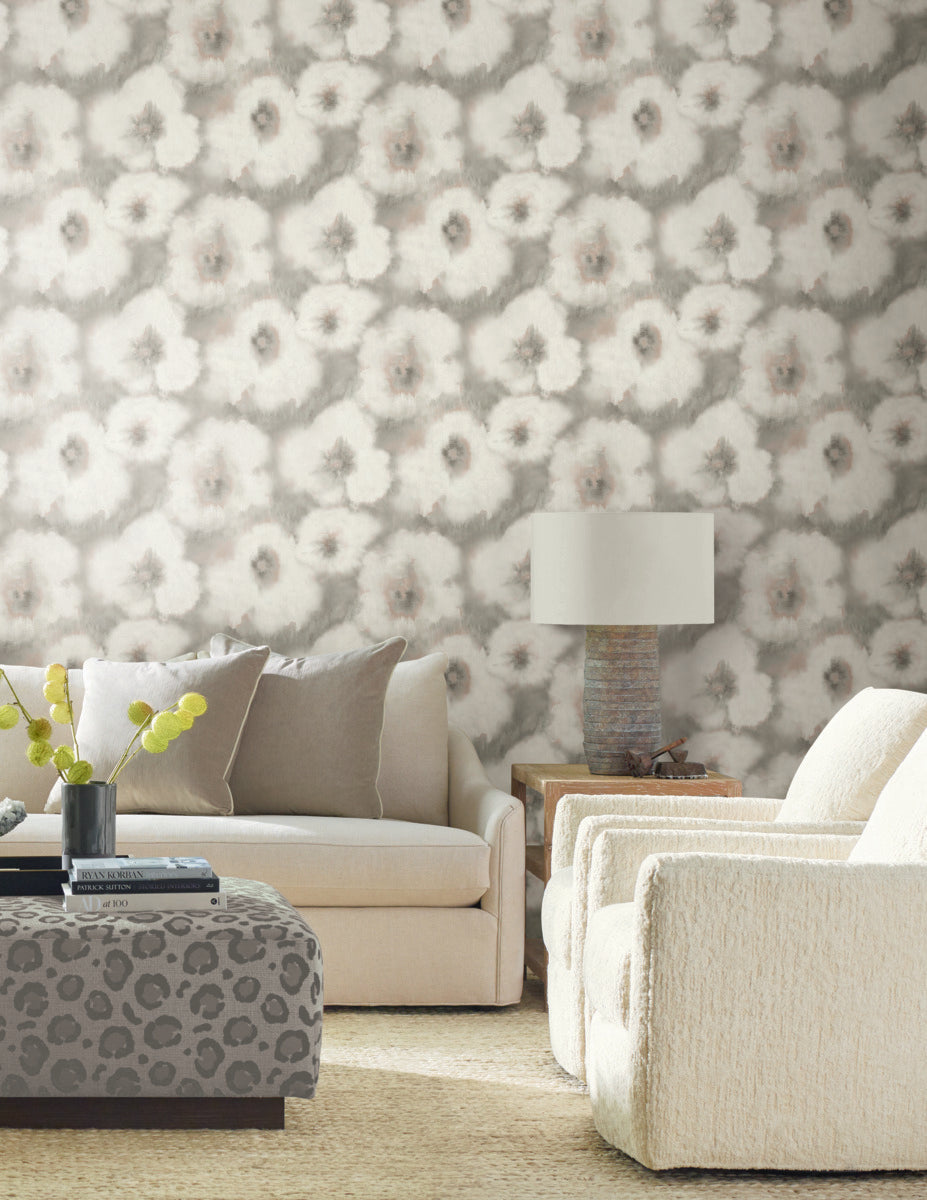 Blended Floral Wallpaper