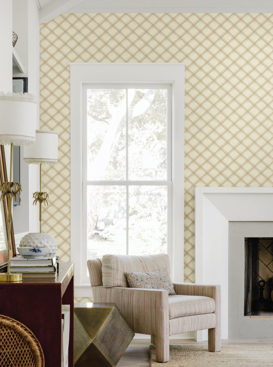 Bayside Basket Weave Wallpaper
