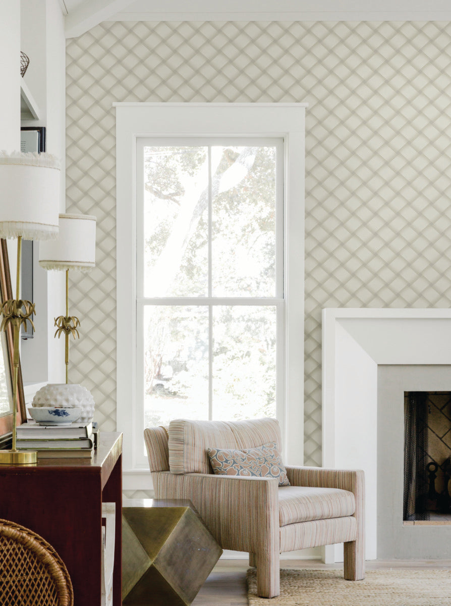 Bayside Basket Weave Wallpaper