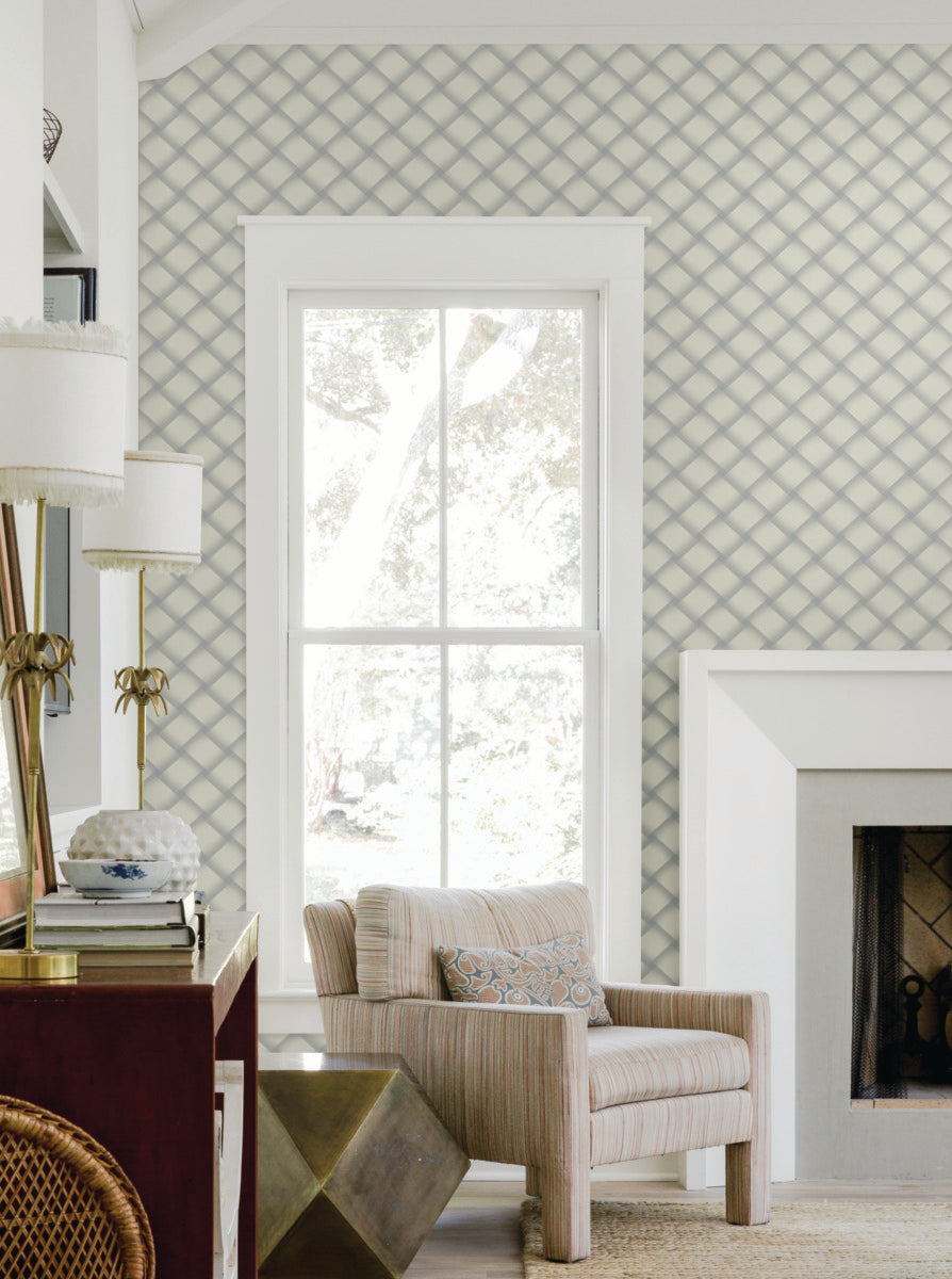 Bayside Basket Weave Wallpaper