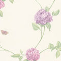 FK26963 white bg. W/pink and lavender flowers