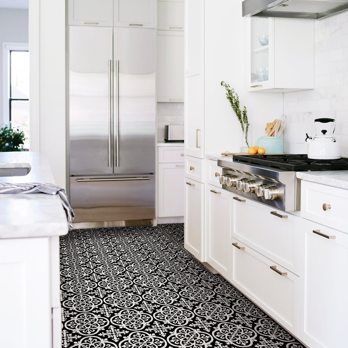 Gothic Peel & Stick Floor Tiles