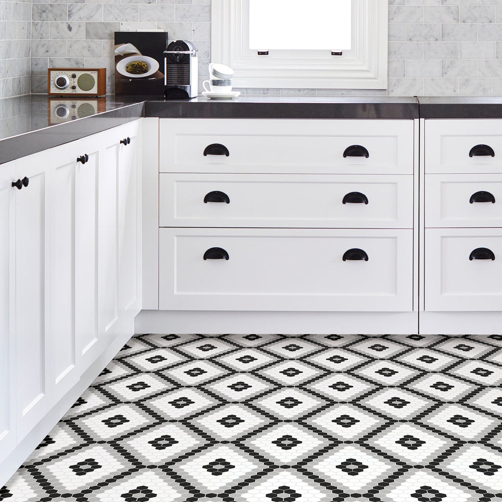 Leyton Peel & Stick Floor Tiles