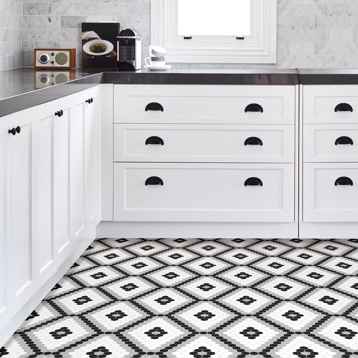 Leyton Peel & Stick Floor Tiles
