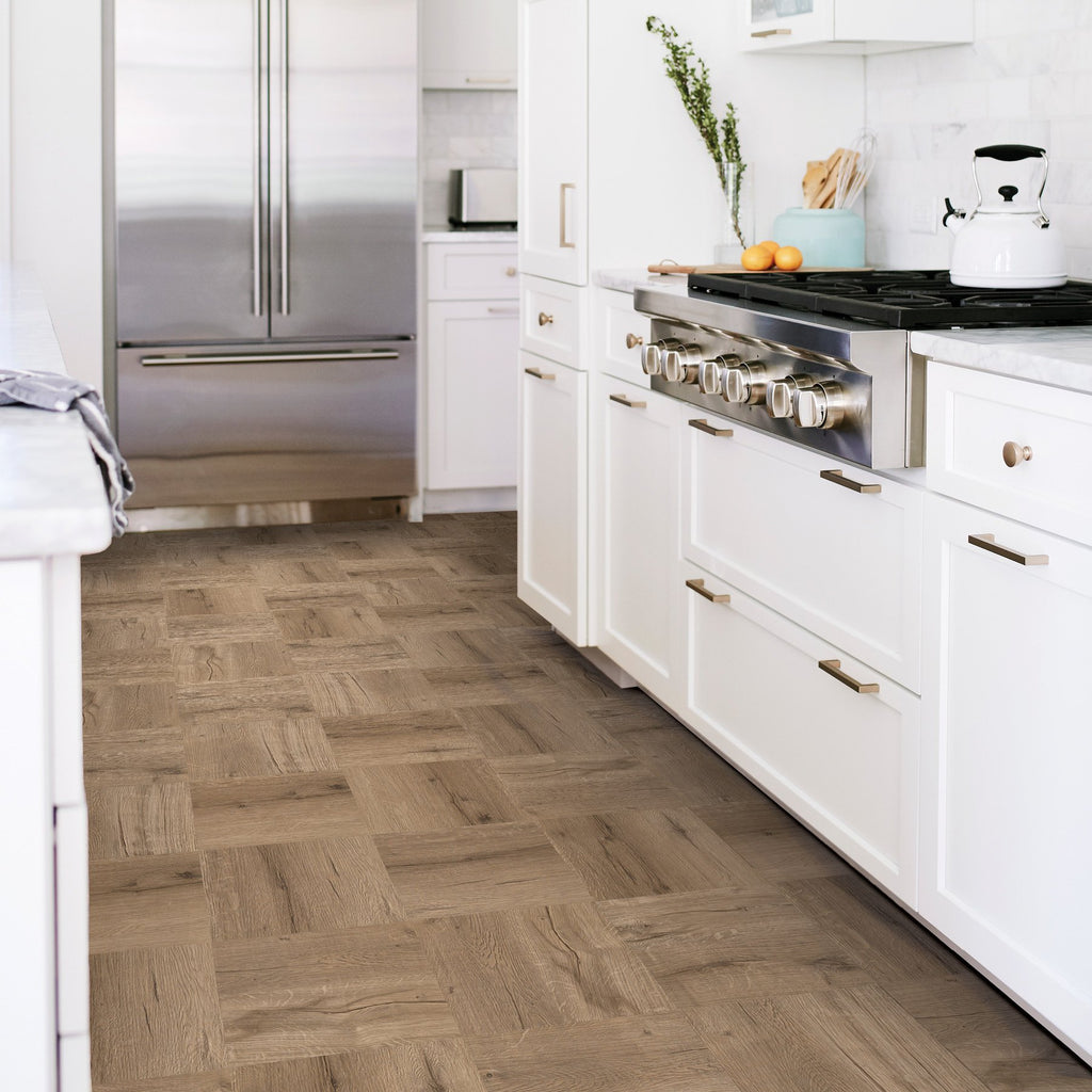 Pickling Peel & Stick Floor Tiles