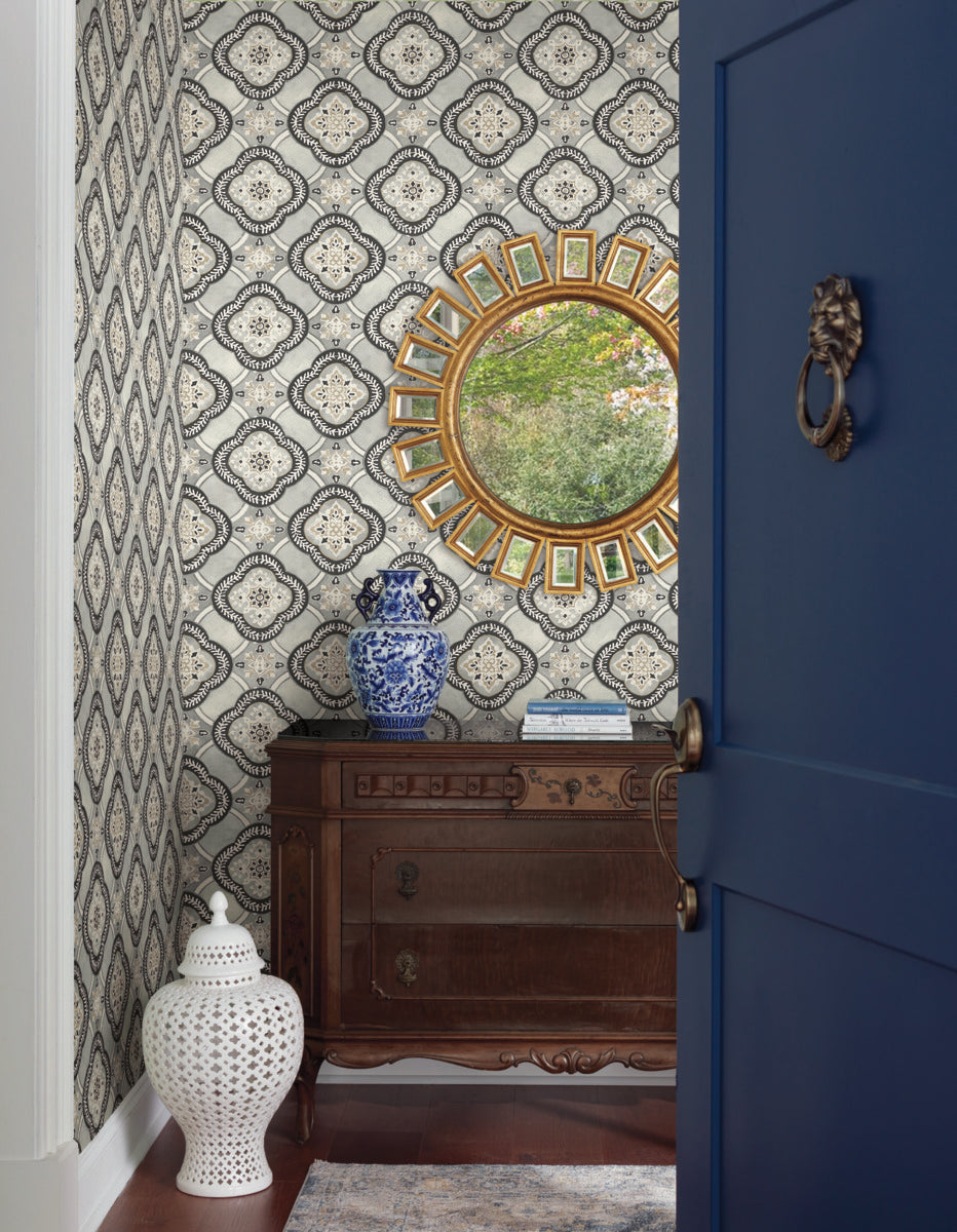 Garden Trellis Wallpaper