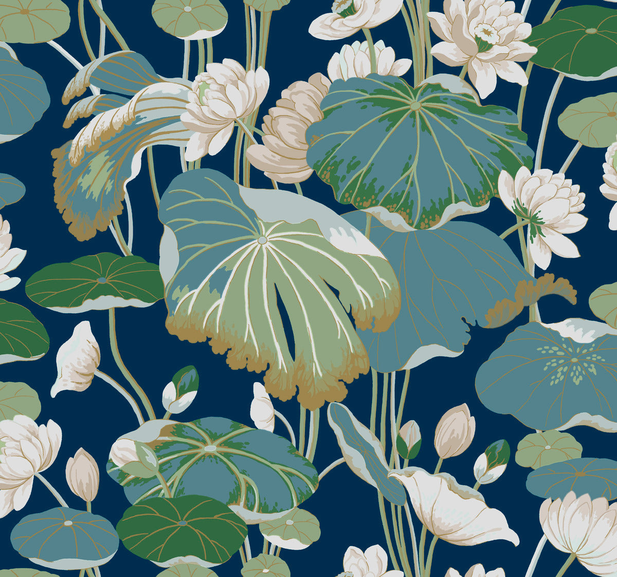 Lotus Pond Wallpaper