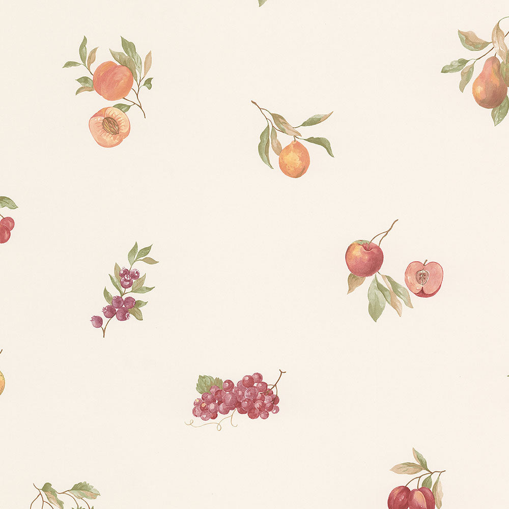 wallpaper, wallpapers, fruit, leaves, stems, grapes, plums, cherries, strawberries, pears, peaches, apples, lemons, oranges
