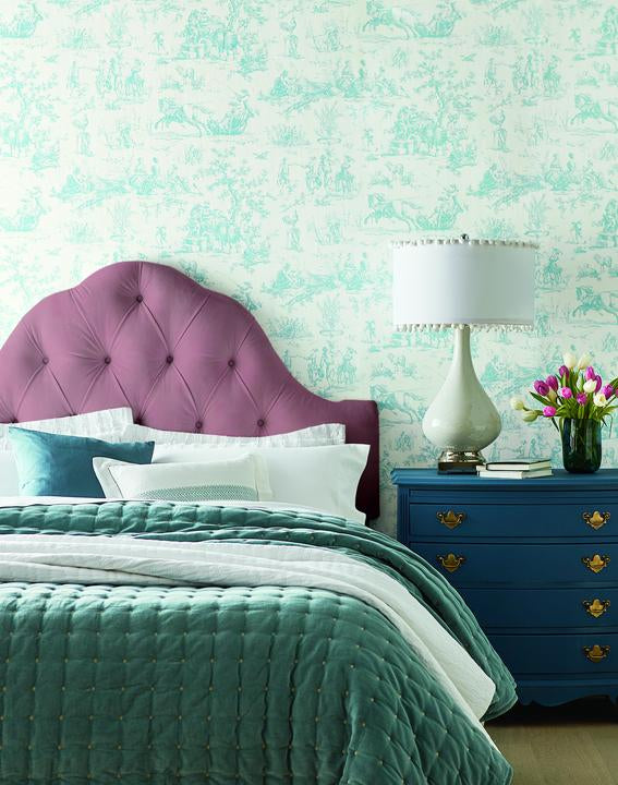 Seasons Toile Wallpaper