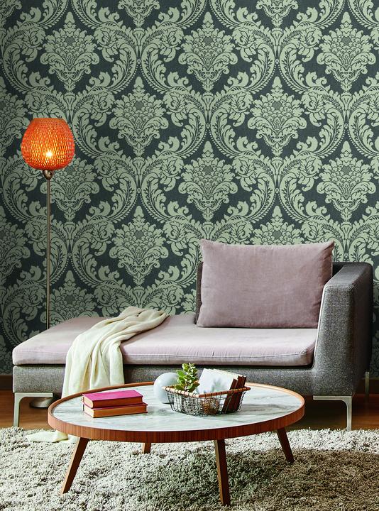 Tapestry Damask Wallpaper