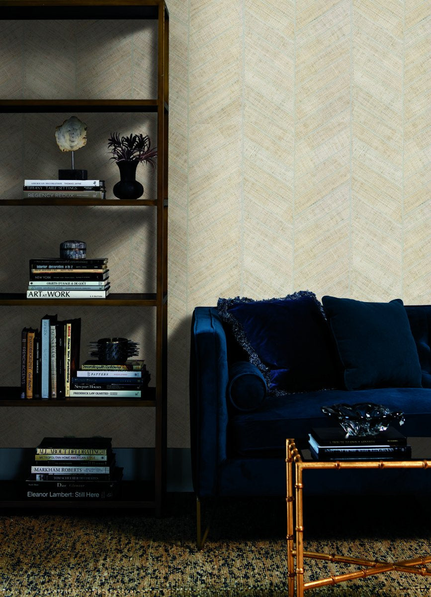 Atelier Herringbone Wallpaper
