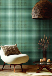 Sterling Plaid Wallpaper