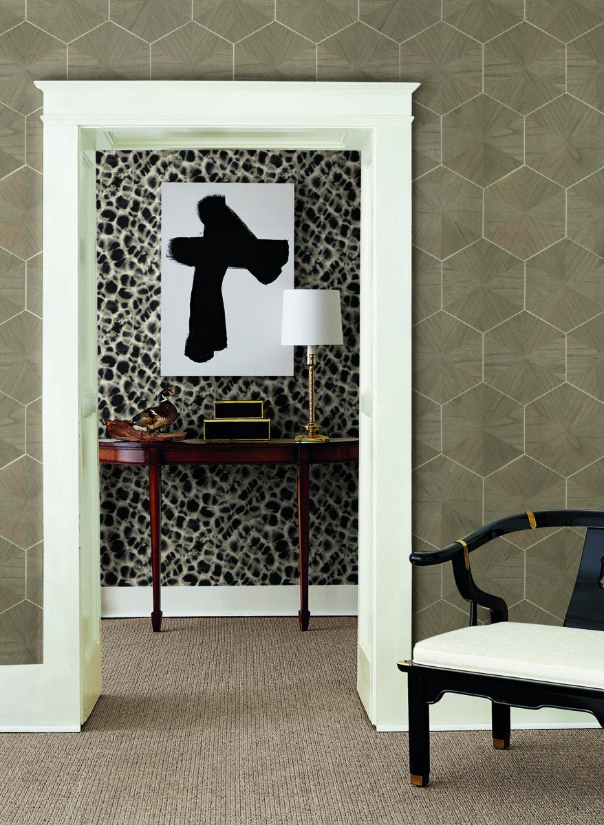 Leopard Rosettes Wallpaper