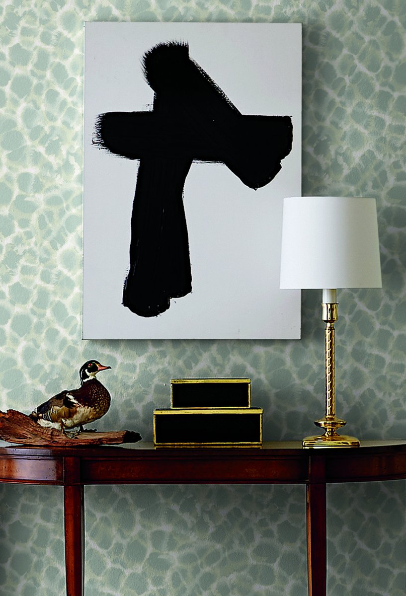 Leopard Rosettes Wallpaper