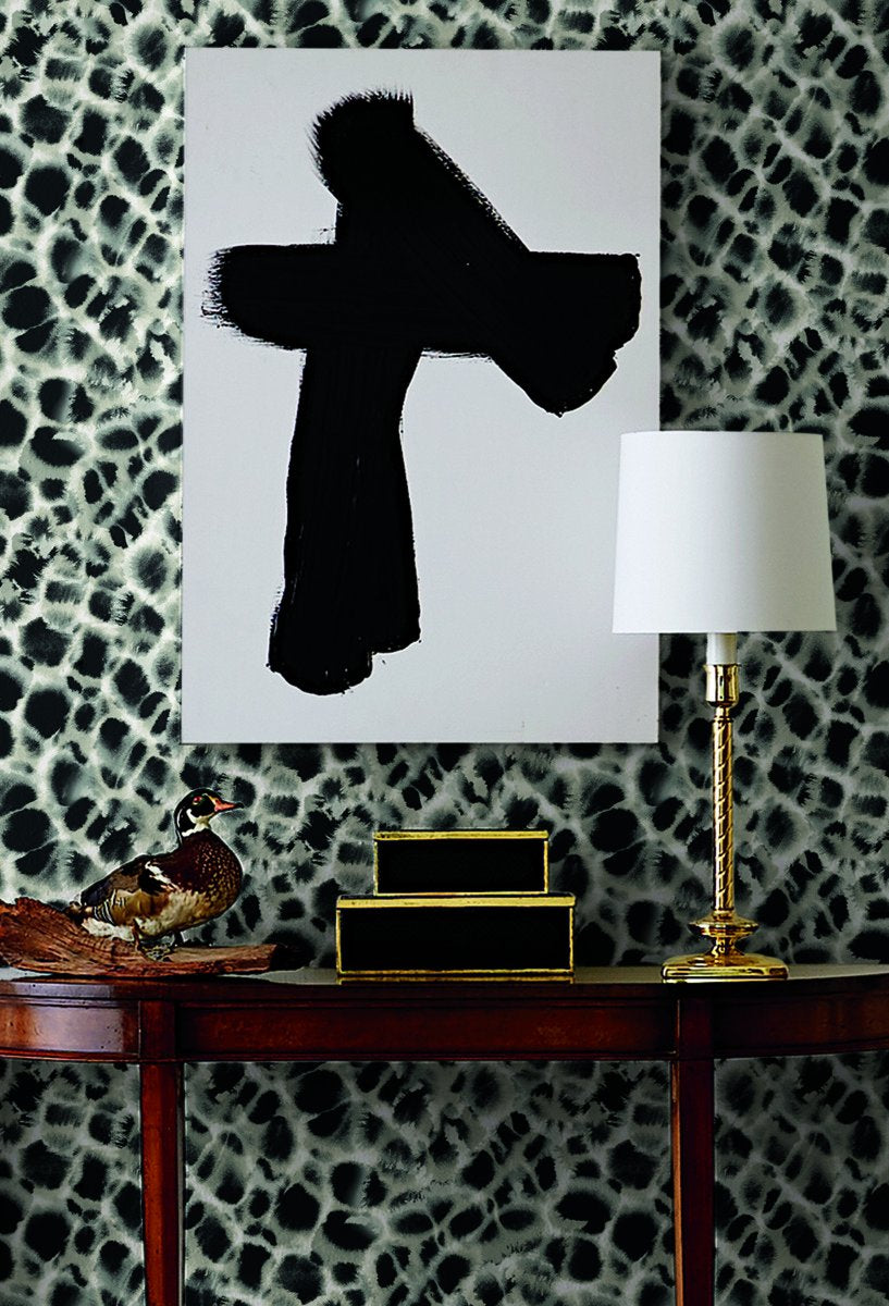 Leopard Rosettes Wallpaper