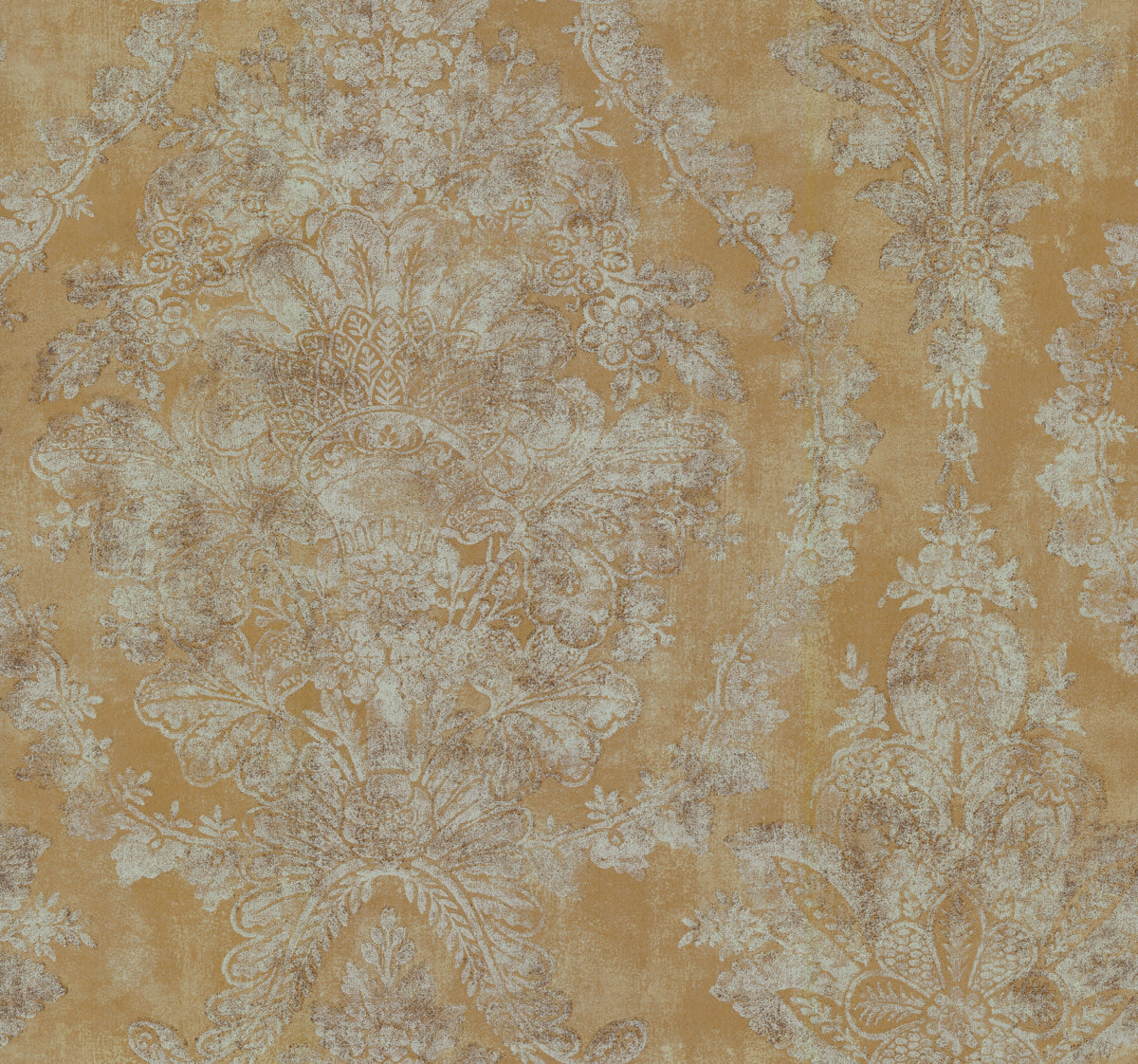 metallic, gold, silver, glint, scenic, chinoiserie, gold leaf, leopards, birds, acanthus, damask, leaf, leaves, classic, s...