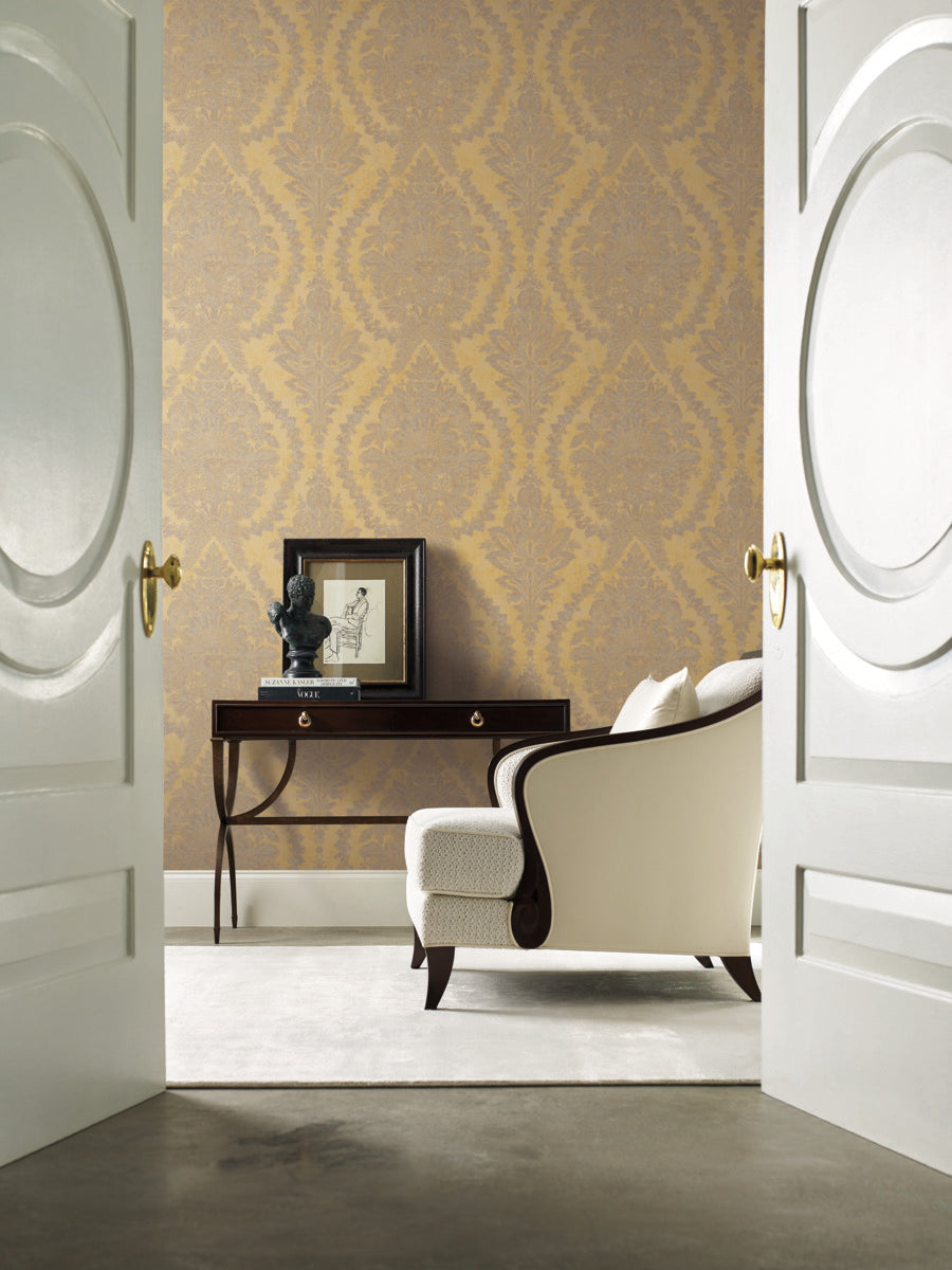 Charleston Damask Wallpaper