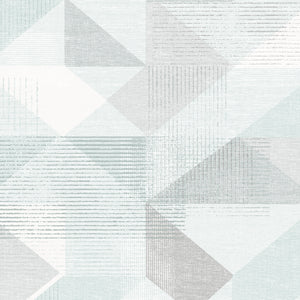 Silk Screen Geometric Wallpaper