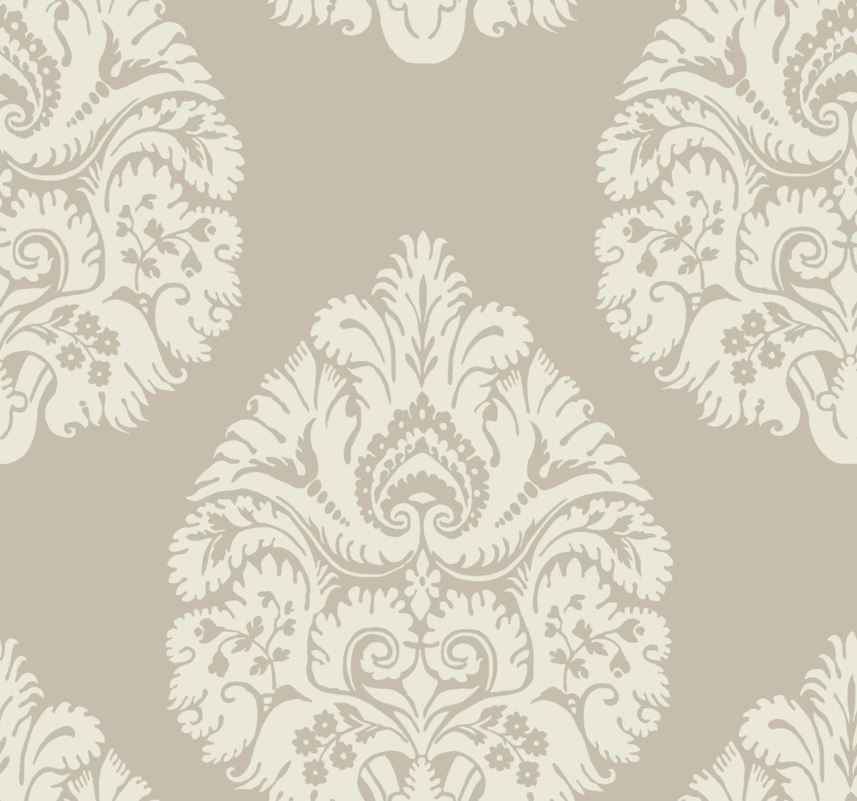 metallic, gold, silver, glint, scenic, chinoiserie, gold leaf, leopards, birds, acanthus, damask, leaf, leaves, classic, s...