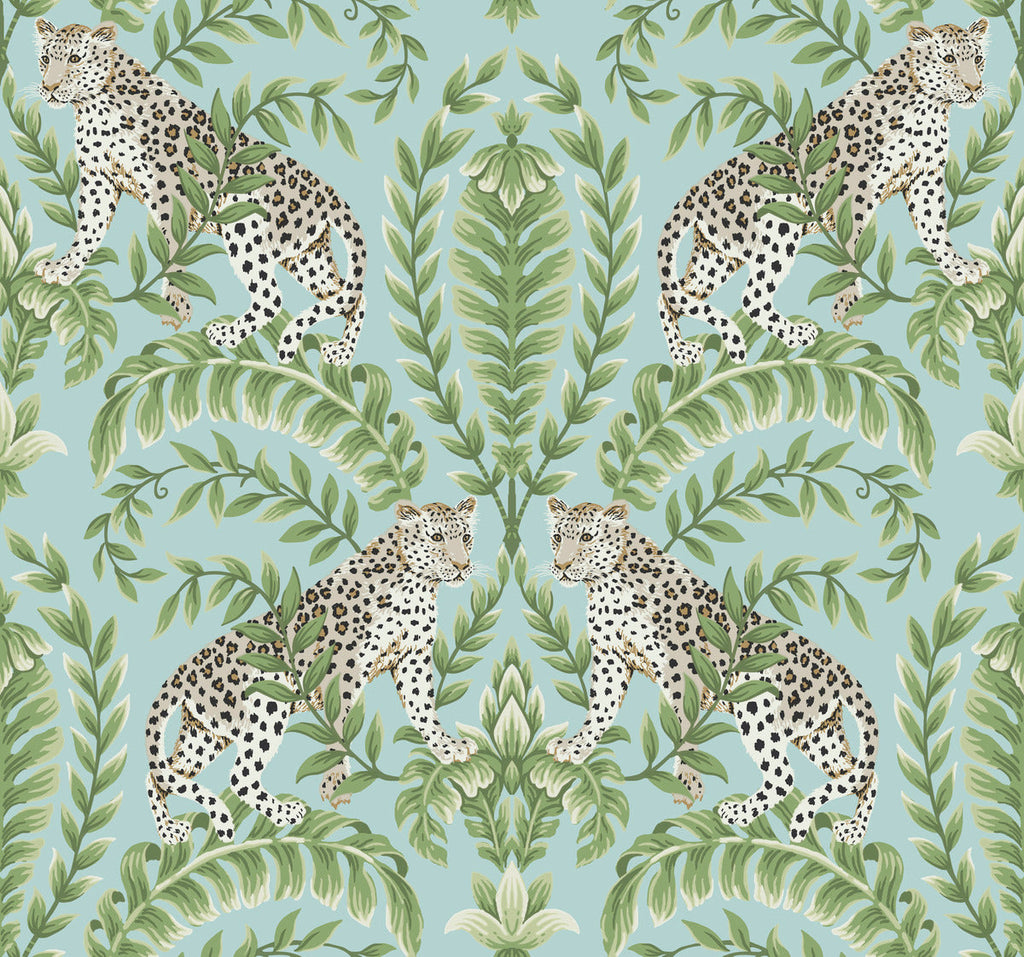 metallic, gold, silver, glint, scenic, chinoiserie, gold leaf, leopards, birds, acanthus, damask, leaf, leaves, classic, s...