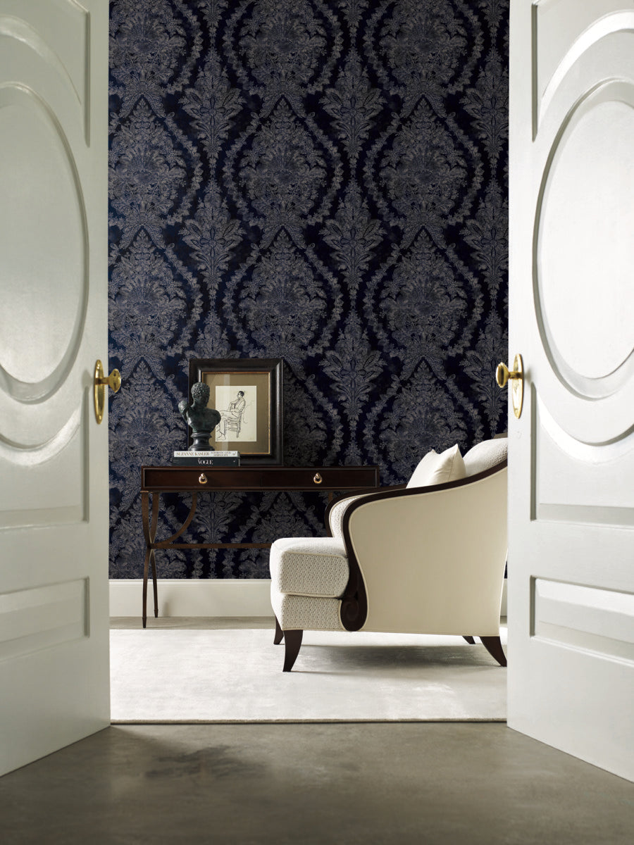 Charleston Damask Wallpaper