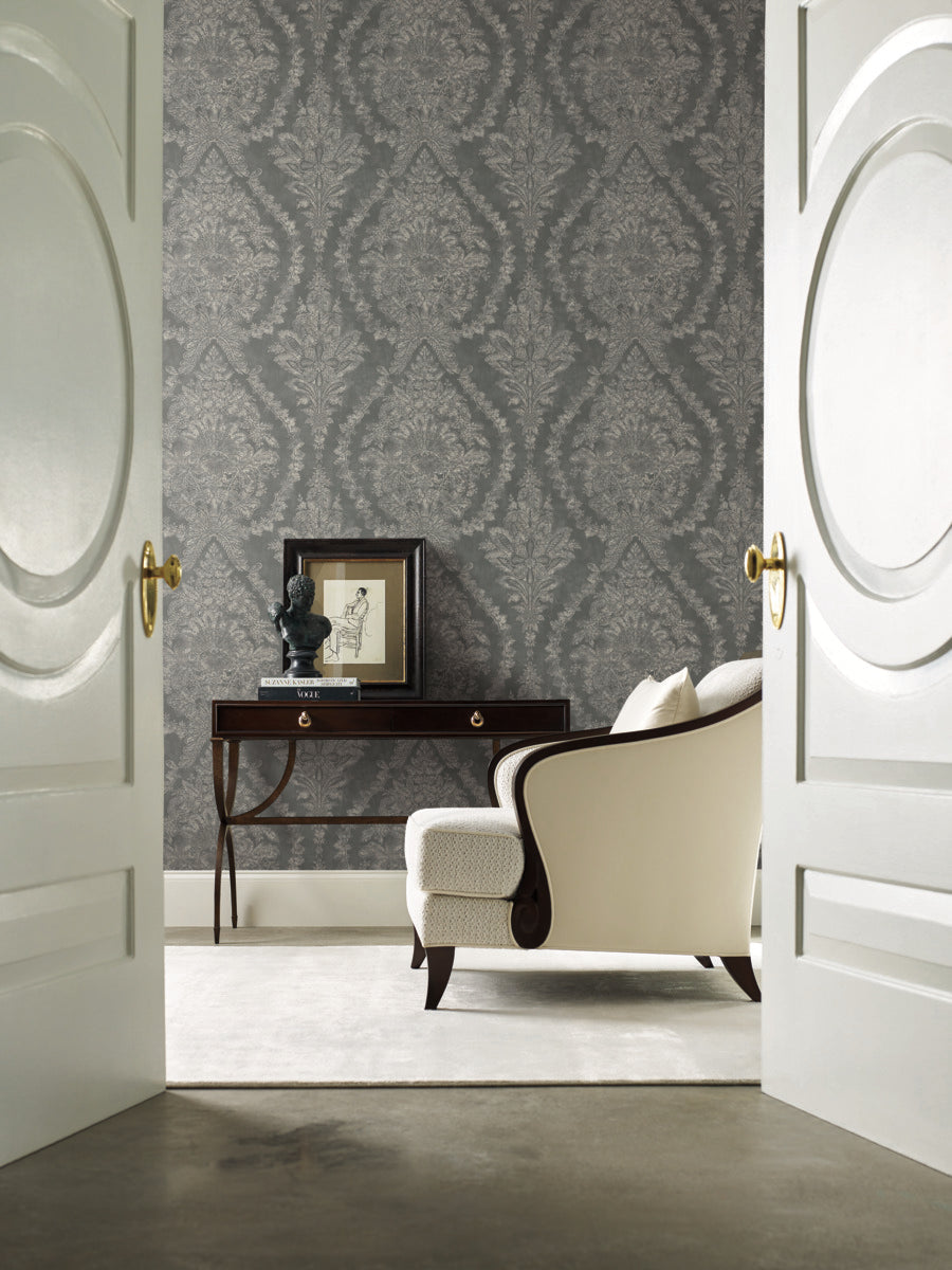 Charleston Damask Wallpaper