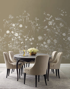 Flowering Vine Chino Wallpaper Mural