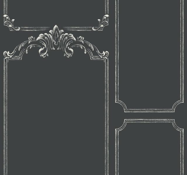 Magnolia Home Chalkboard Removable Wallpaper black/white