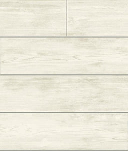 Magnolia Home Shiplap Removable Wallpaper gray/ off white