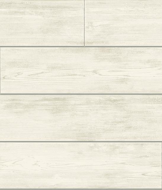 Magnolia Home Shiplap Removable Wallpaper gray/ off white