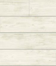 Load image into Gallery viewer, removable wallpaper country boards woodgrain tongue and groove grey