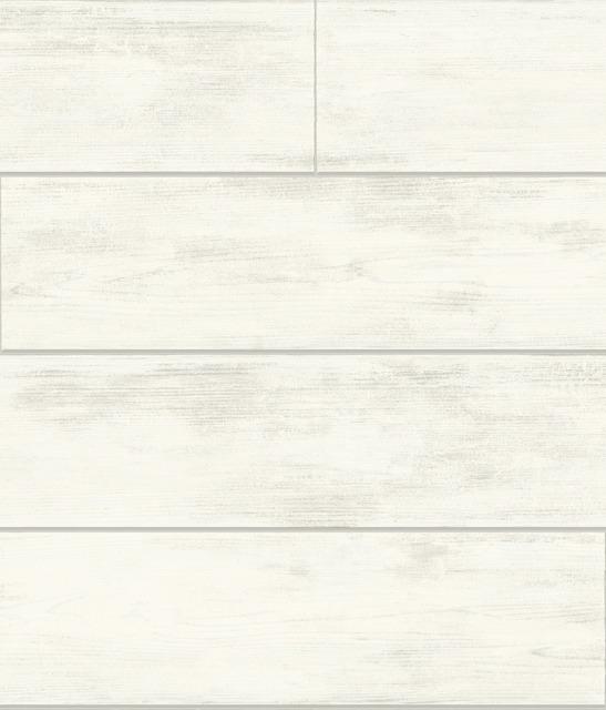 removable wallpaper country boards woodgrain tongue and groove grey