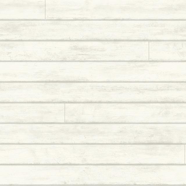 removable wallpaper country boards woodgrain tongue and groove grey