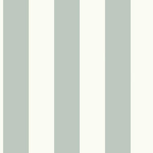 Magnolia Home Awning Stripe Removable Wallpaper sage/white