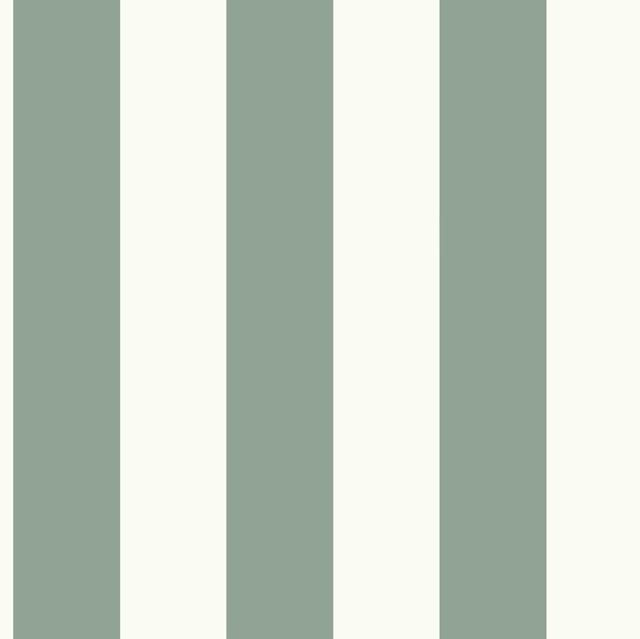 Magnolia Home Awning Stripe Removable Wallpaper jade/white